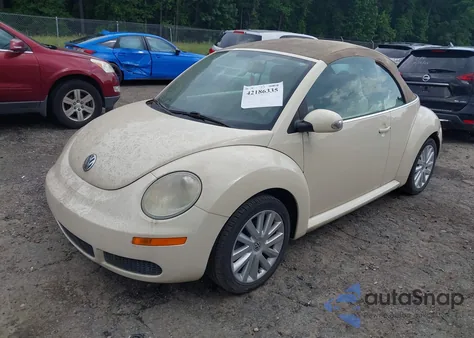2008 Volkswagen New Beetle Se from USA, damaged, VIN 3VWRF31Y48M406655